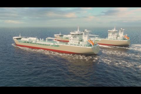 The Ice Class 1A vessels feature an F-Bow hull design that offers significant fuel efficiencies in harsh weather conditions